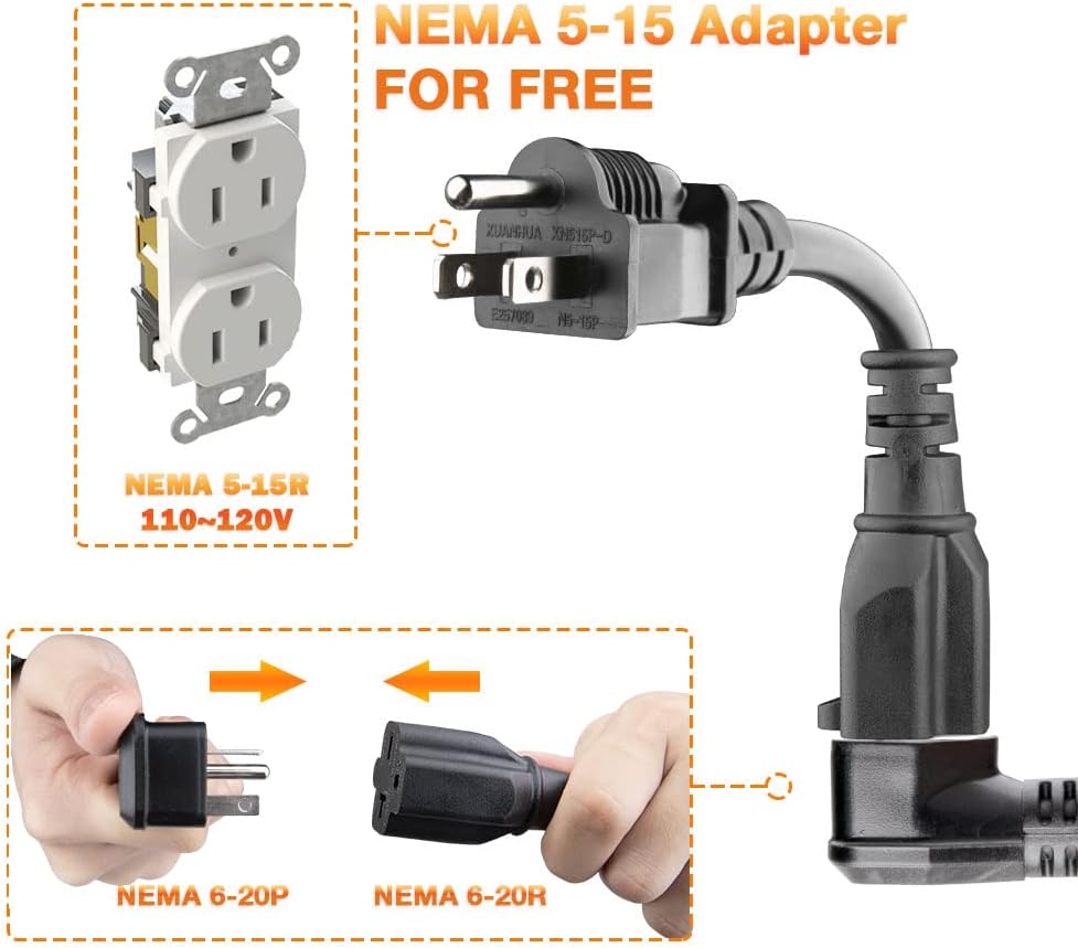 Level 1 10/16A Current Switchable Electric Car Charger W44973