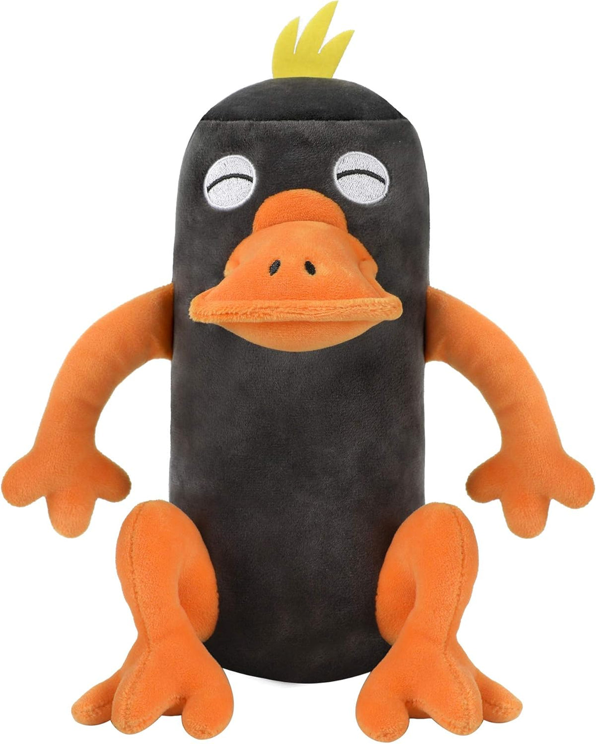 Black Orange 10 inch Plush Stuffed Animal Toy R746