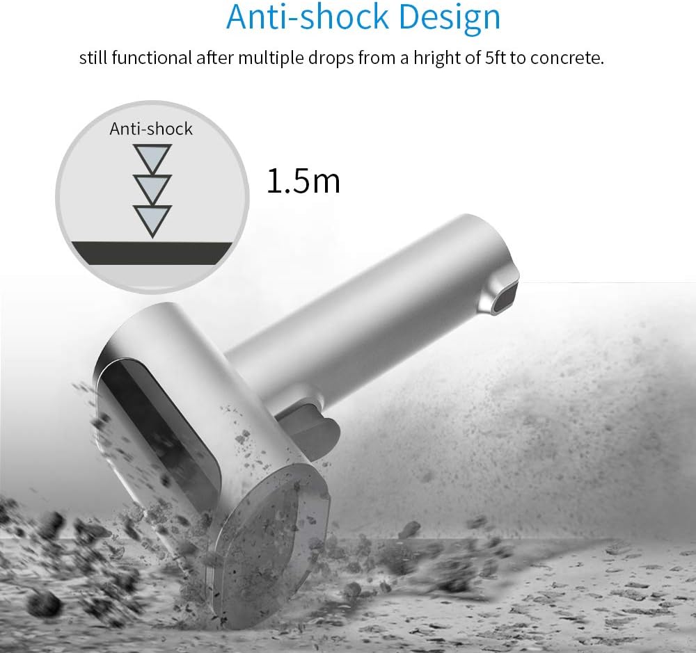 Bluetooth Wireless USB Wired Barcode Scanner with Stand Base Q5689