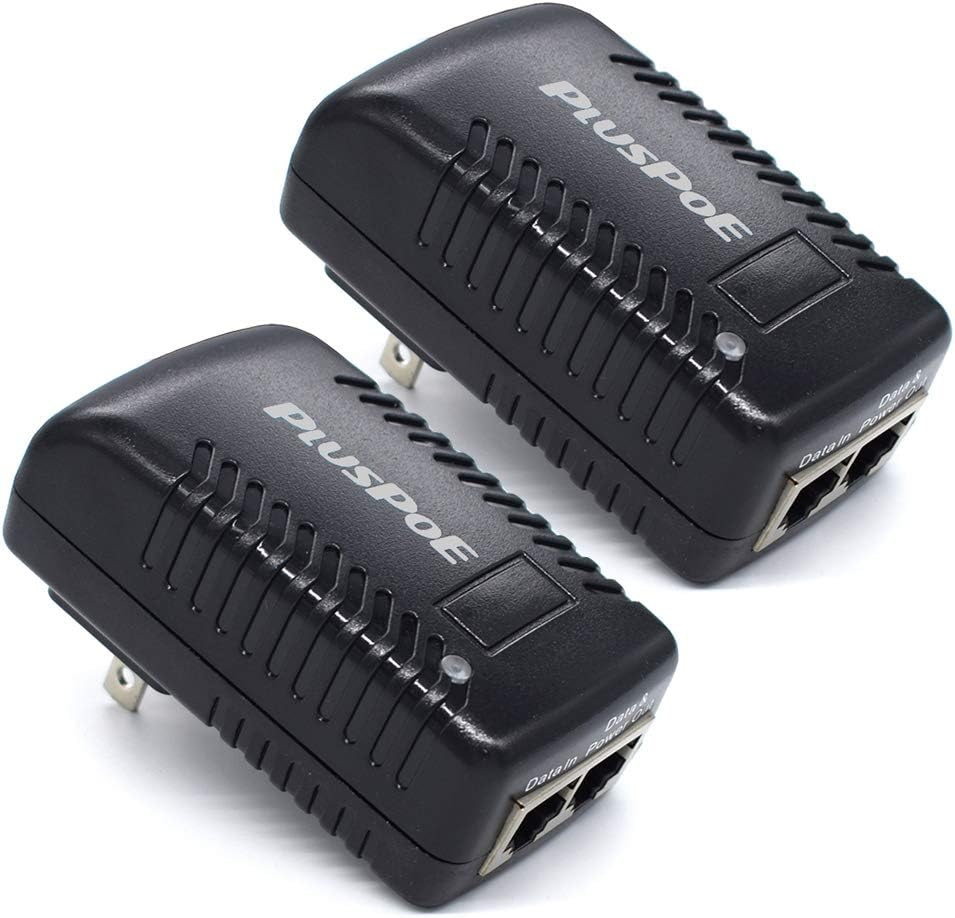 48V PoE Injector Adapter, 10/100Mbps Pack of 2 I3974
