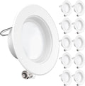 10 Pack 4 Inch LED Can Lights Retrofit Recessed Lighting J9869