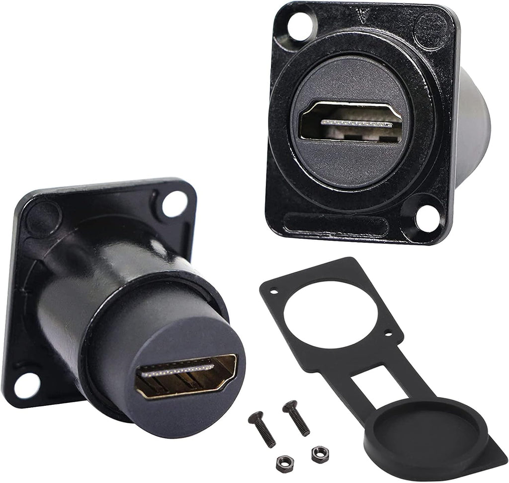 10 Pack HDMI Female to Female 4K Adapter with Cap J262