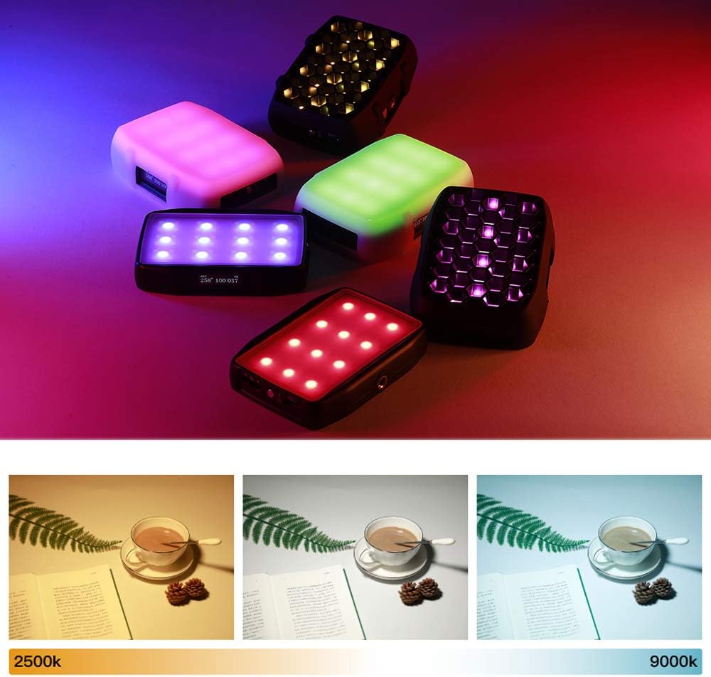 5W RGB Pocket On Camera Light 2500-9000K S763