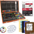 82 Piece Deluxe Creativity Set in Wooden Case R71952