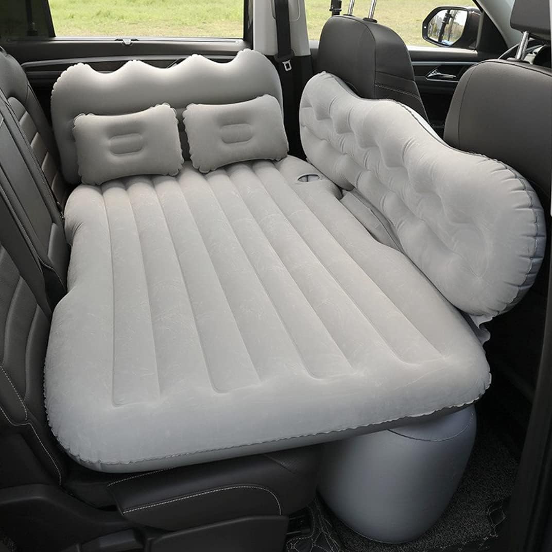 Car Air Mattress Inflatable Bed SUV Travel Camping Gray B909567
