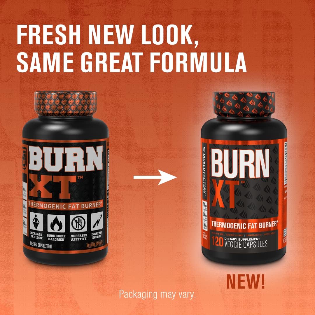 Thermogenic Fat Burner Weight Loss Supplement 120 Veggie Diet Pills Pack of 2 T3164