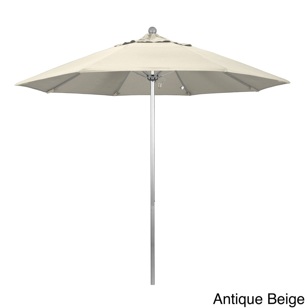 9 Ft Fiberglass Market Umbrella Navy Blue B950208