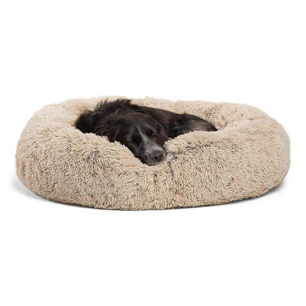 Shag Donut Cuddler Pet Bed D3260