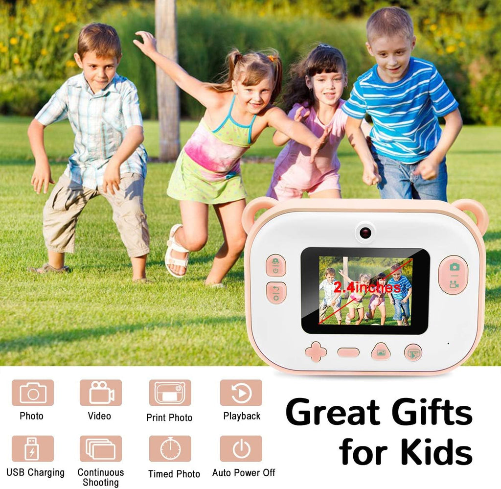 Kids Instant Print Camera with 2.4” HD Screen C296531