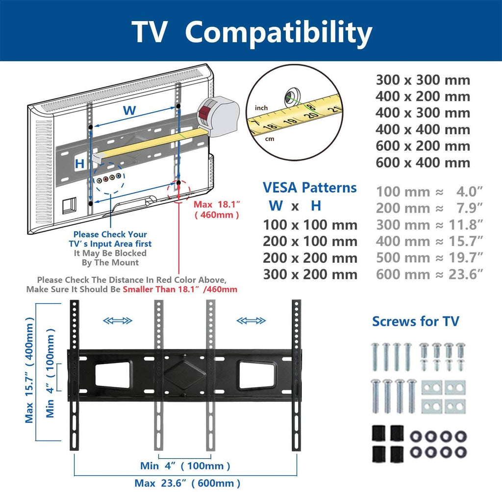 Universal Swivel TV Stand for 40-80 inch TVs V587