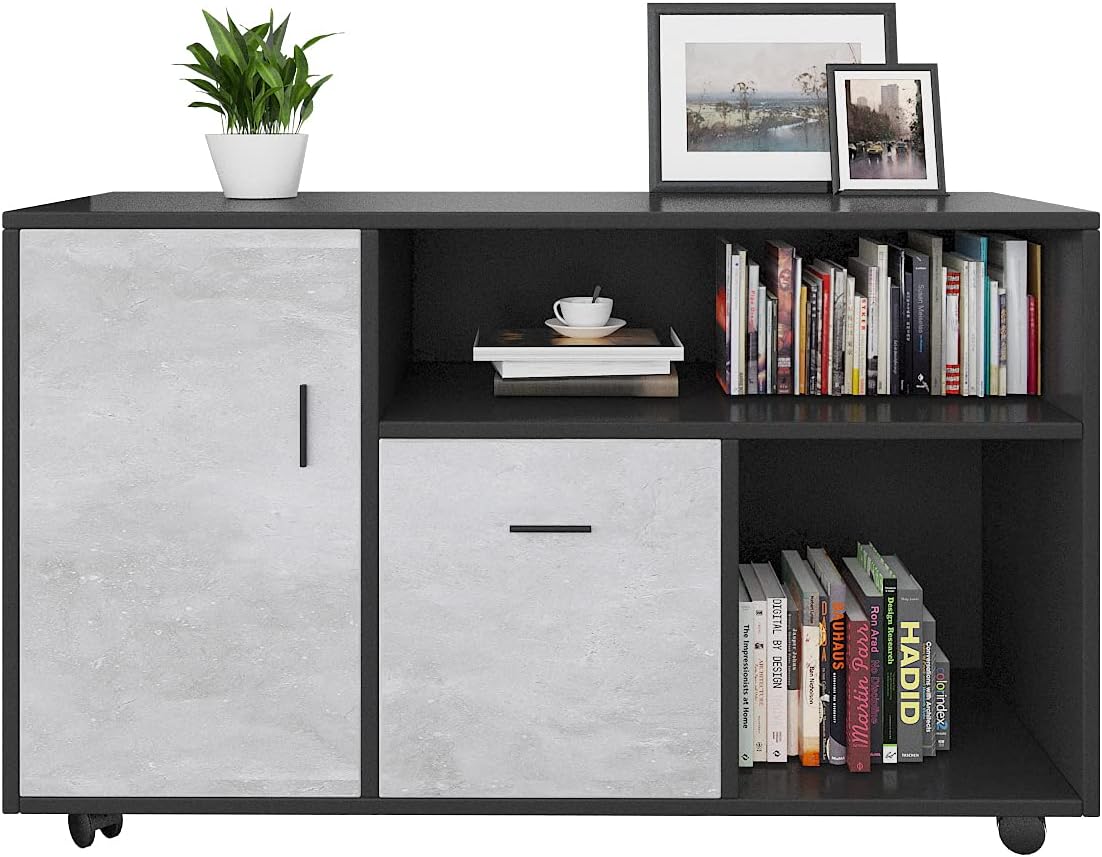 2 Drawer Wood File Cabinet with Lock P47530