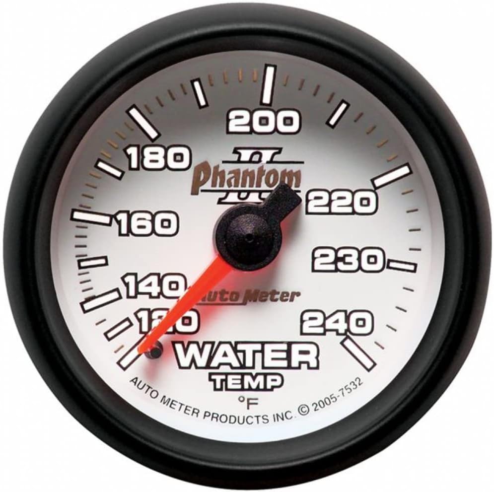 Water Temp Gauge 2-1/16in 120-240 Degree F Mechanical T676214