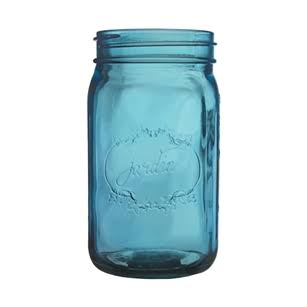 Vintage Blue Mason Jar, Case of 24 X919872