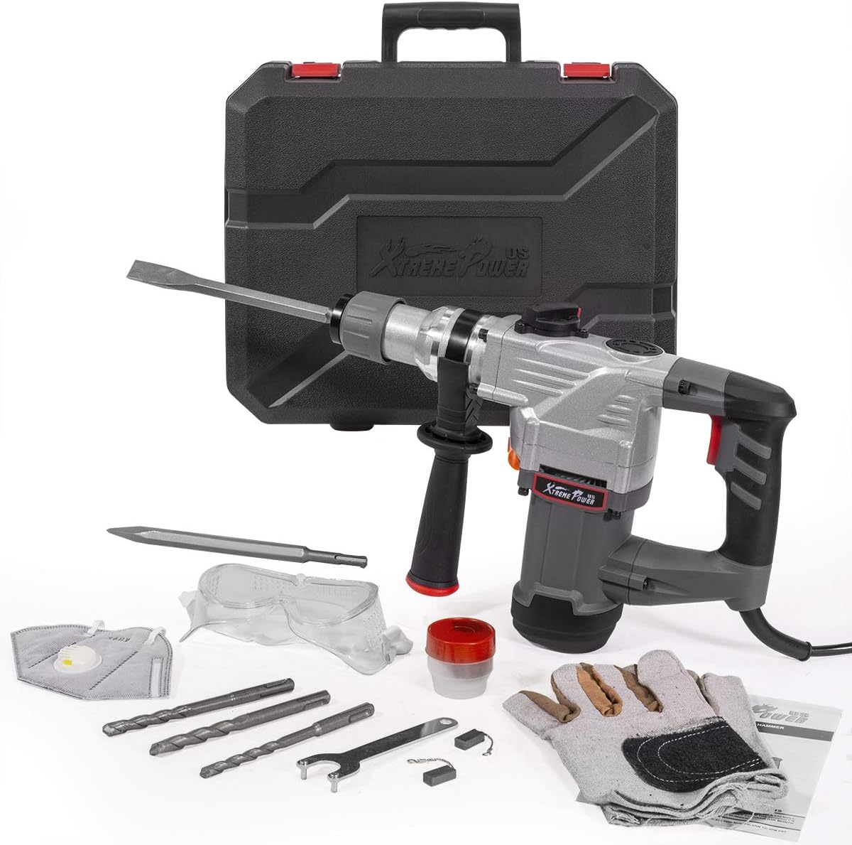 1180W SDS-Plus Rotary Hammer Drill with Case Q34409