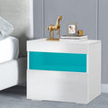 White High Gloss 2 Drawer Nightstand M43975