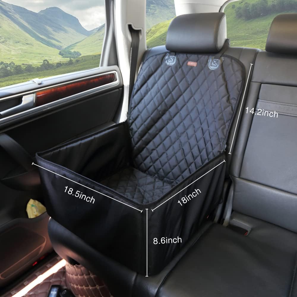 2-in-1 Waterproof Dog Car Seat Cover Pet Car Hammock I3844