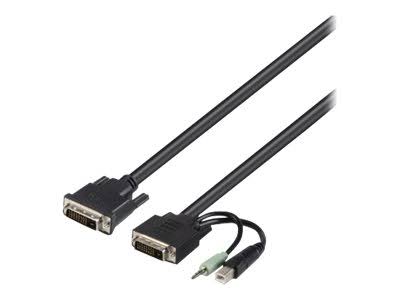 Dual DVI-D USB A-B Audio Combo Cable U830493