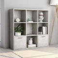 Book Cabinet Concrete Gray Chipboard G272598