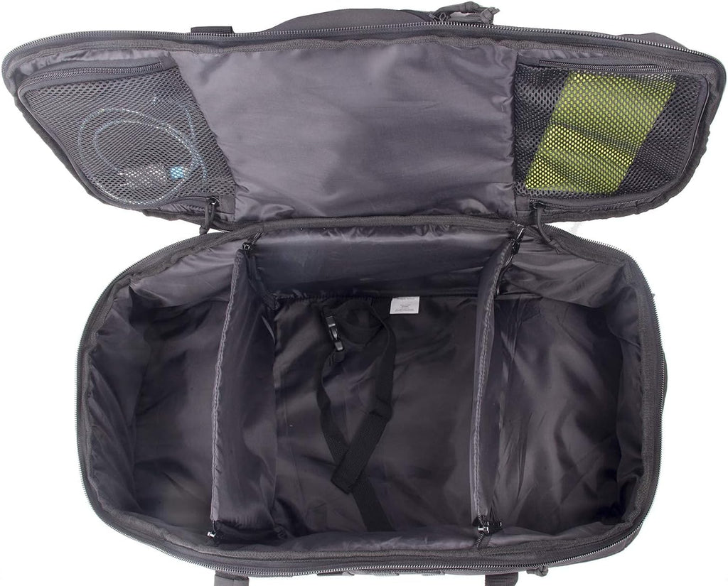 Black MOLLE Compatible Tactical Duffel Bag K895355