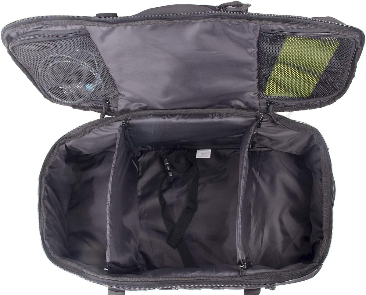 Black MOLLE Compatible Tactical Duffel Bag K895355