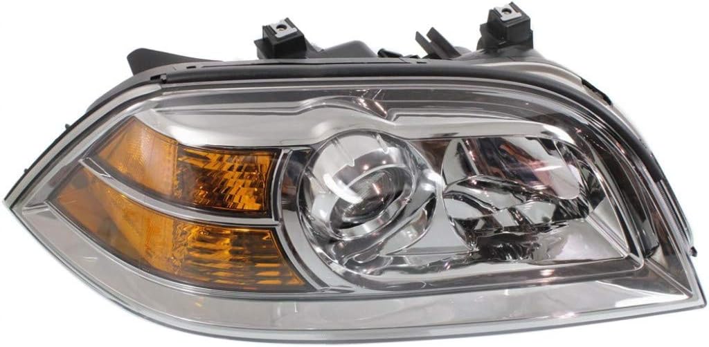 2004 2005 2006 Acura MDX Headlight Assembly Driver Side Black Housing M168