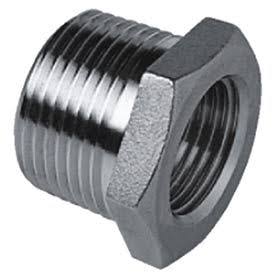 316 Cast Pipe Fitting Hex Bushing 3/4 x 3/8 NPT Male x Female C30602