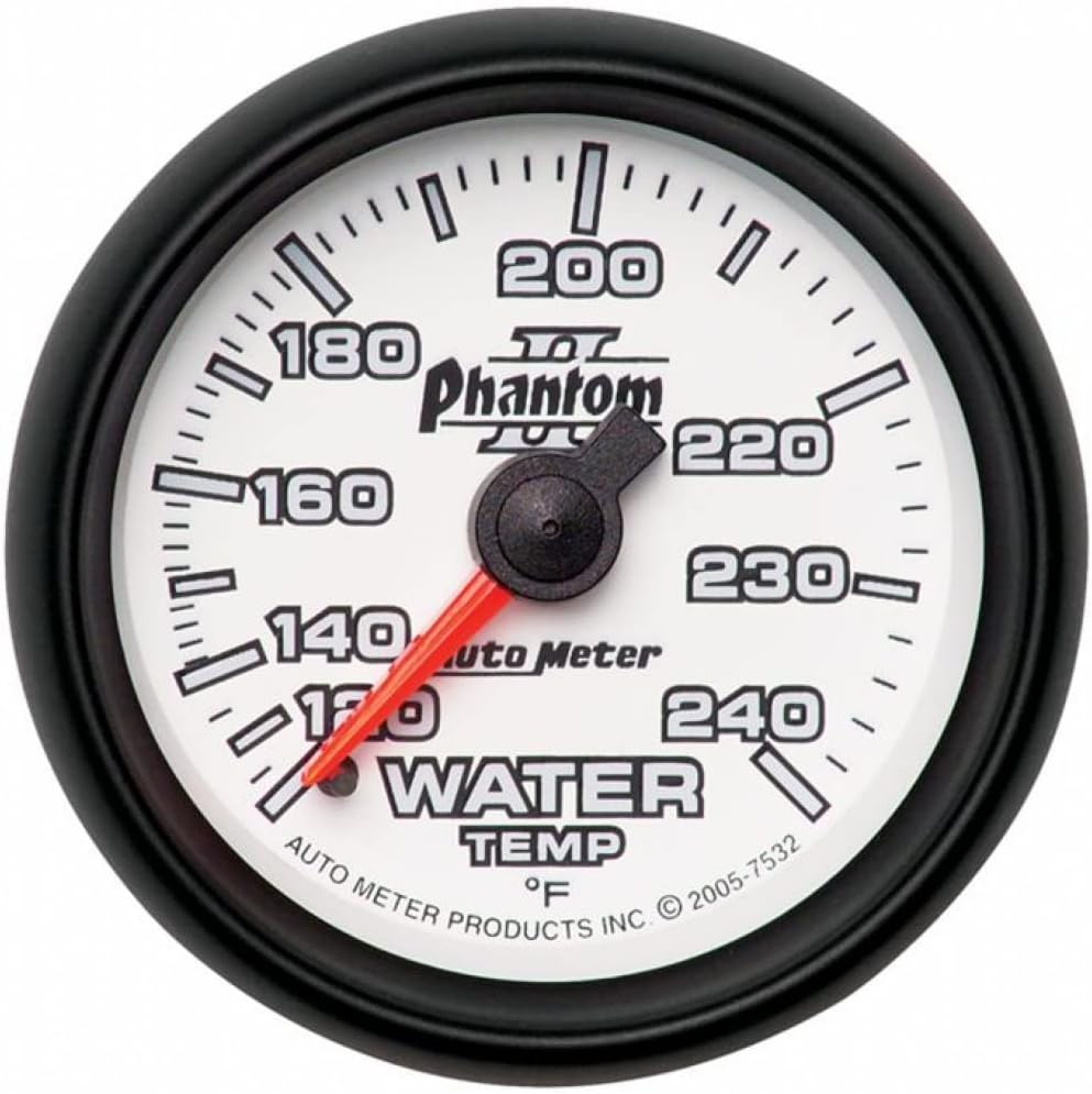 Water Temp Gauge 2-1/16in 120-240 Degree F Mechanical T676214