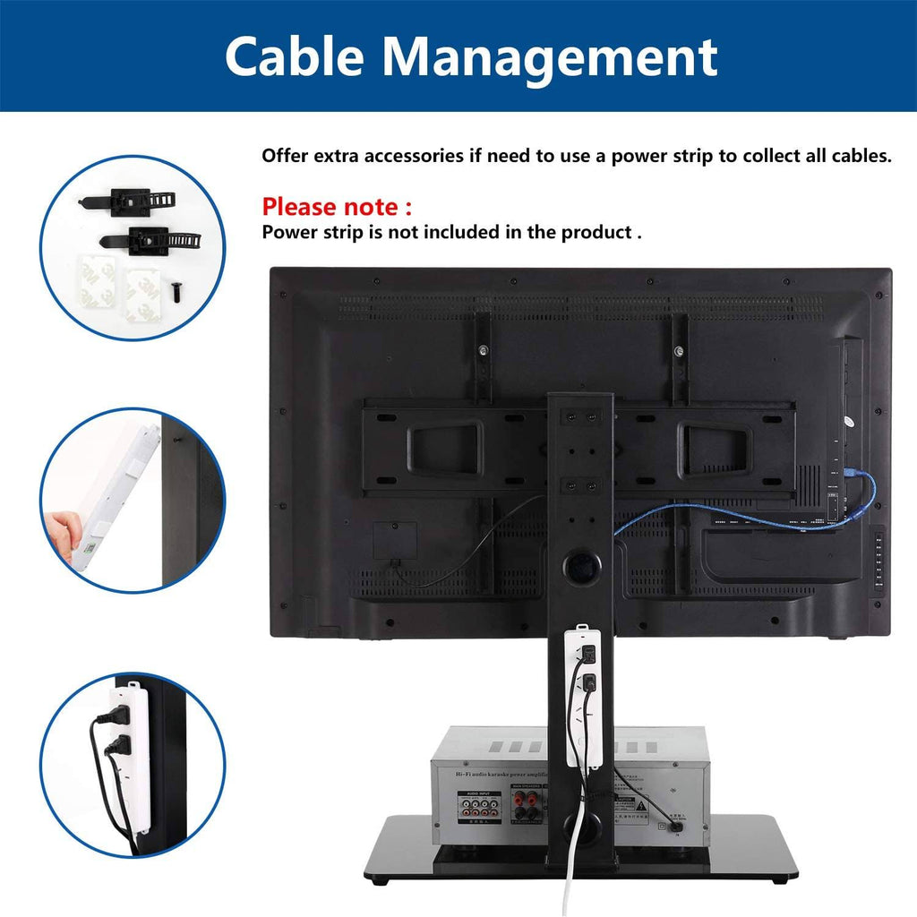 Universal Swivel TV Stand for 40-80 inch TVs V587