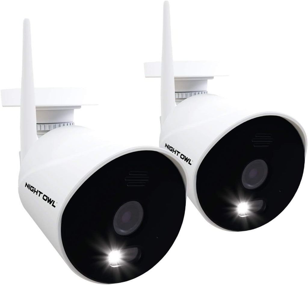1080p HD Wi-Fi Indoor/Outdoor Camera with Night Vision, 2-Way Audio, 2-Pack J813919