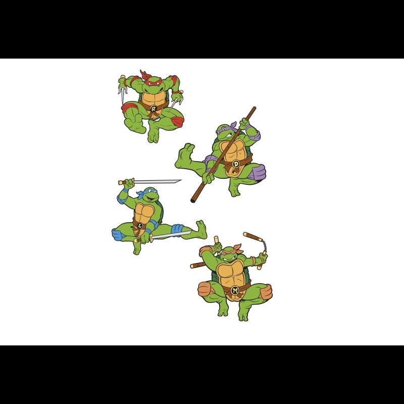 Teenage Mutant Ninja Turtles Wall Decal Collection Q252345
