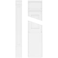 Flat Panel PVC Pilaster with Decorative Capital & Base (Pair) K627820