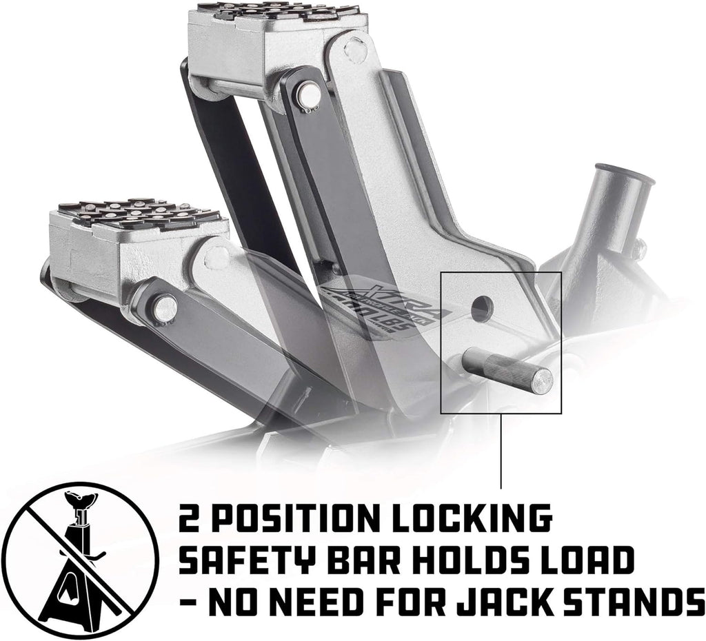 2 Ton Low Profile Floor Jack with Safety Bar F707