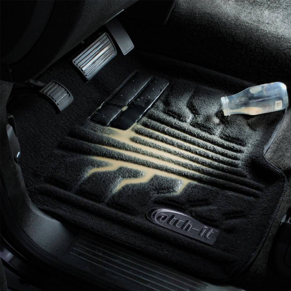 Grey Vinyl Floor Mat M854