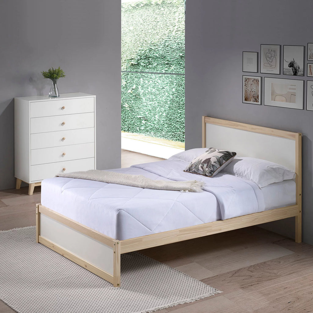 White 5-Drawer Chest A544