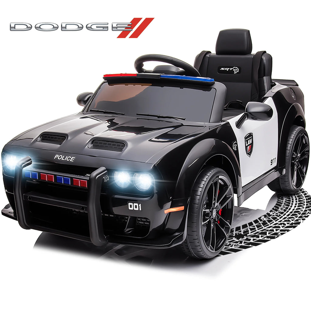 12 V Powered Ride On Car with Remote Control, Black T8439