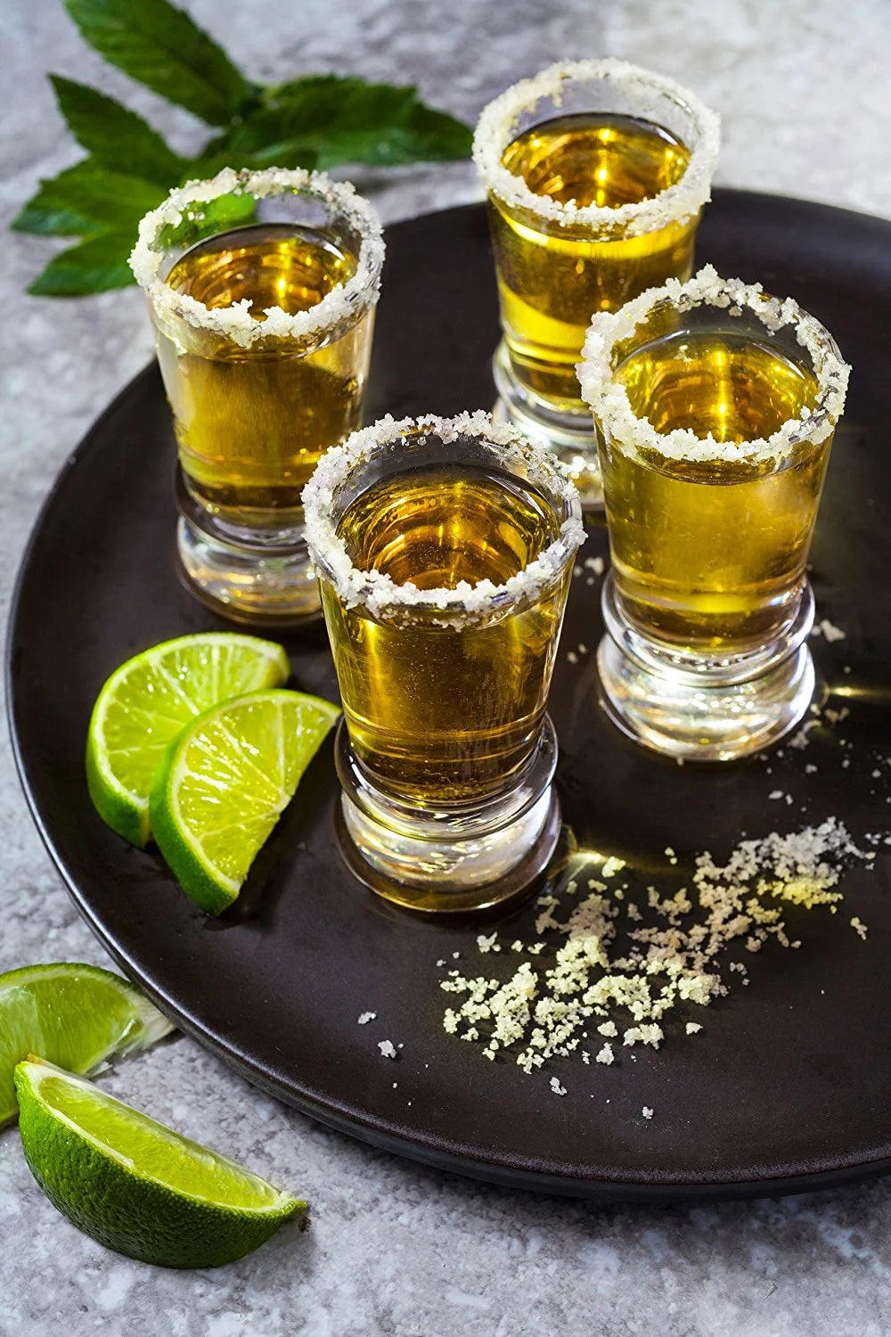 Stemless Martini Glass and Shot Glass Set of 6 H906