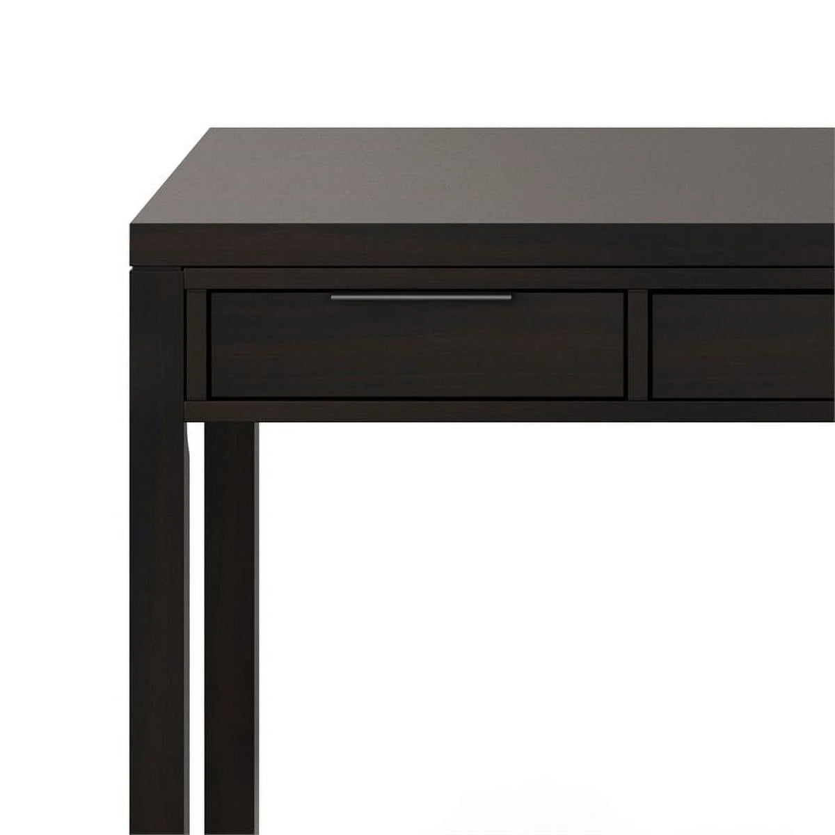 Solid Wood Contemporary 60 " Desk in Hickory Brown P66158