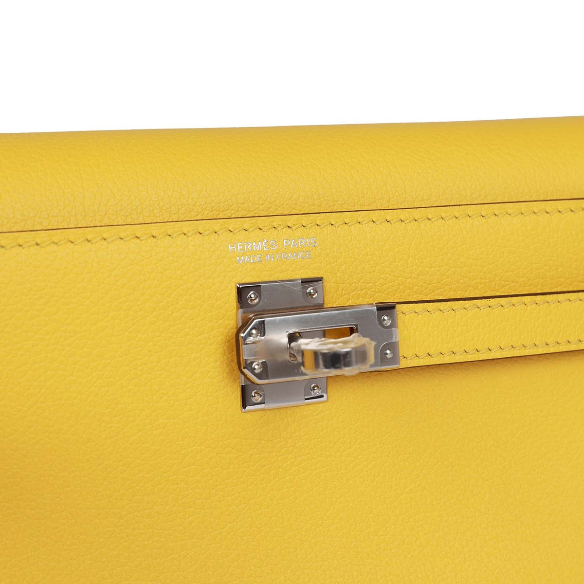 Lime Evercolor Palladium Hardware Handbag B442