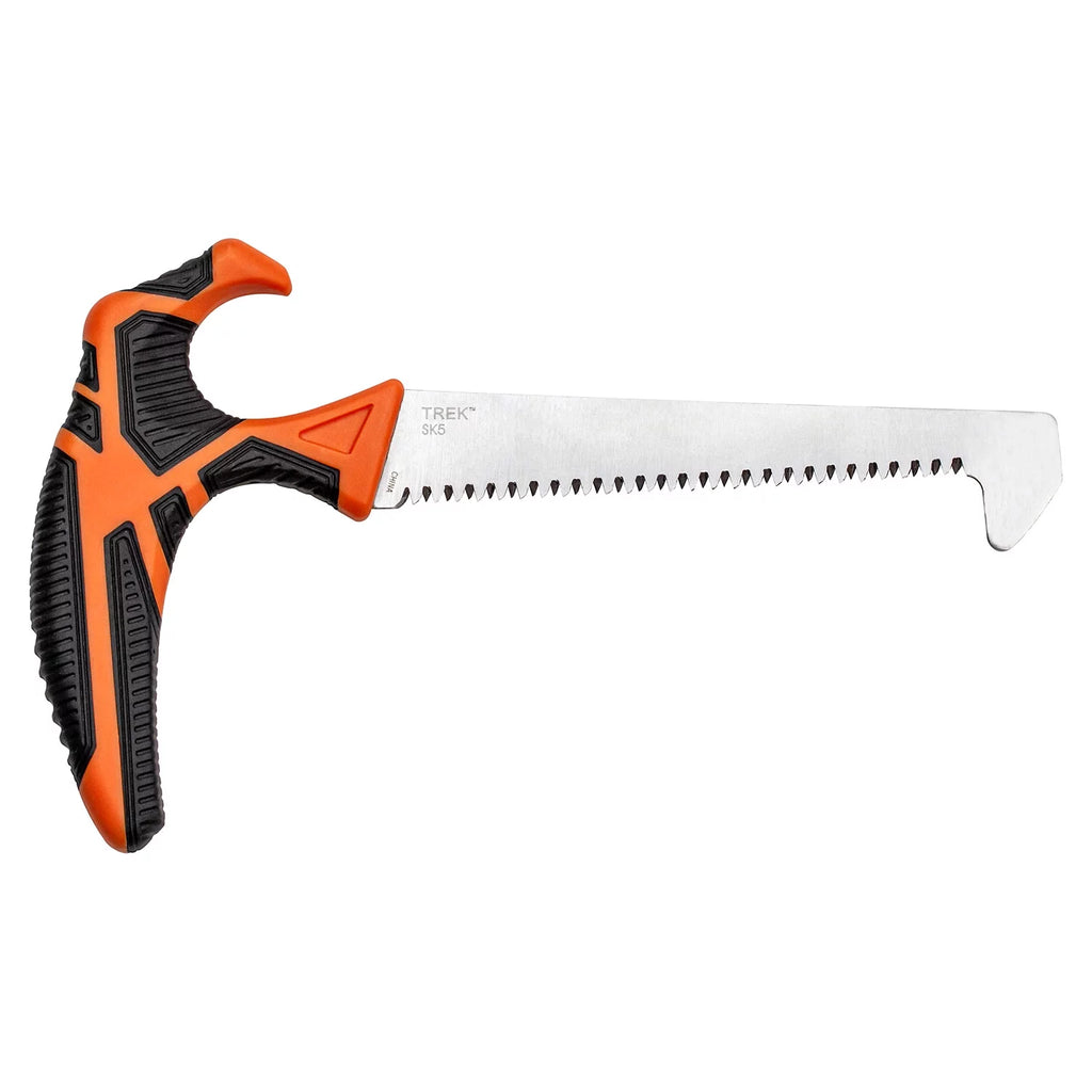 5" Carbon Steel Blade Orange/Black Handle Game Clean Saw D3640