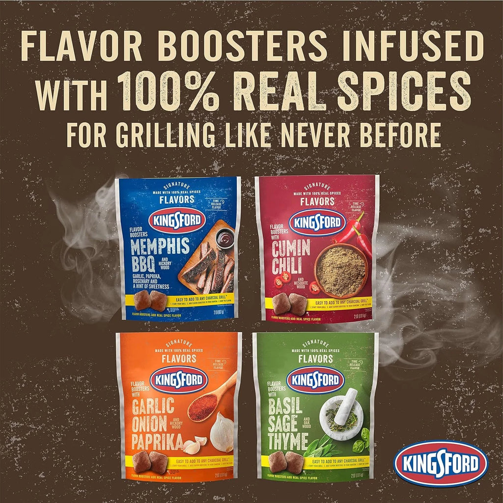 2 lb BBQ and Hickory Wood Flavor Boosters with Garlic, Paprika, Rosemary D97168