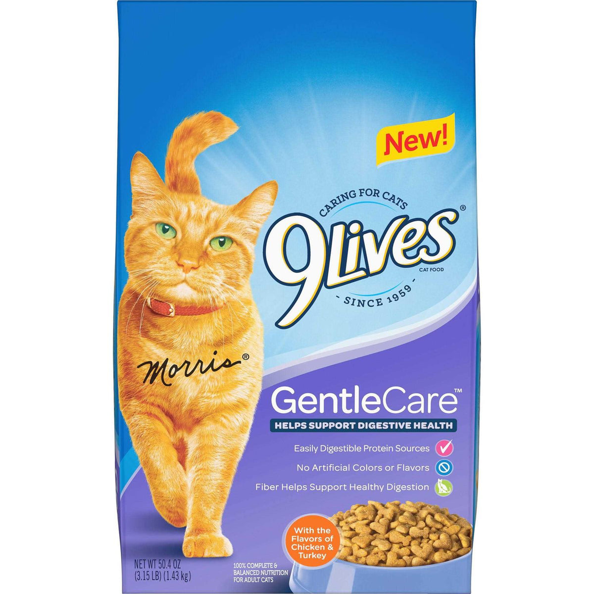 Dry Cat Food with Chicken Turkey Flavors U552748