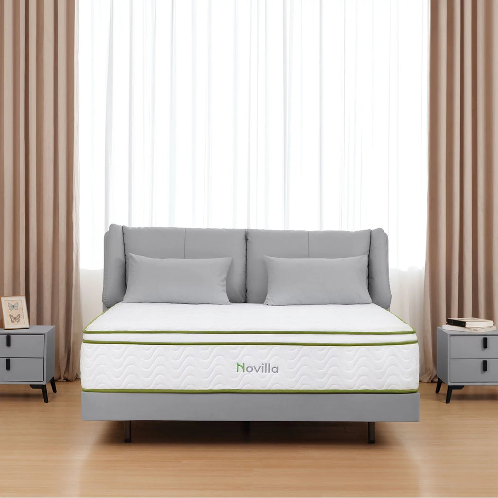 10'' Cooling Gel Memory Foam Pocket Spring Hybrid Mattress California King Size P717297