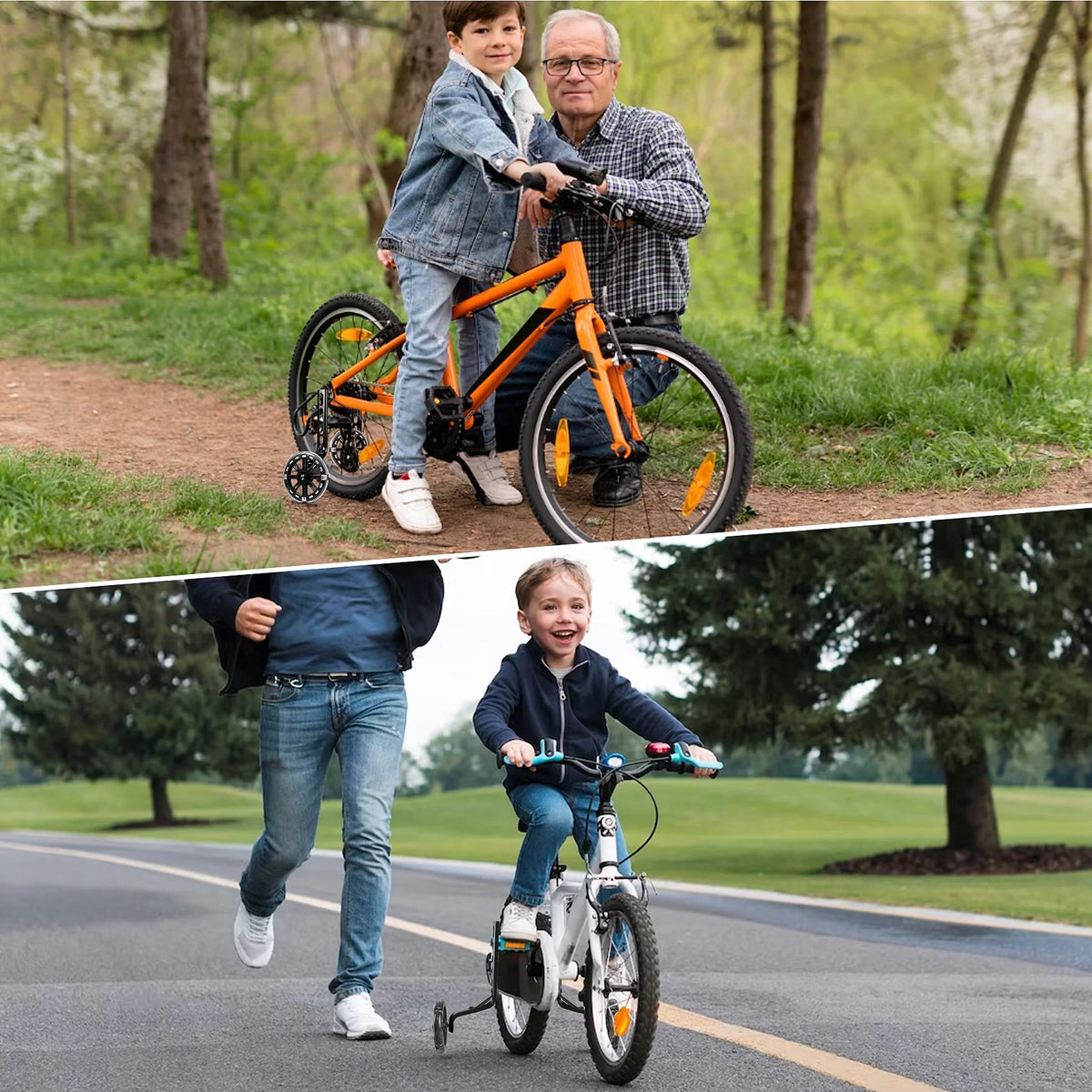1 Pair Training Wheels for Bike G500