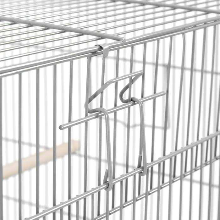 47 Bird Cage with Slide-Out Tray and Rolling Stand Y708