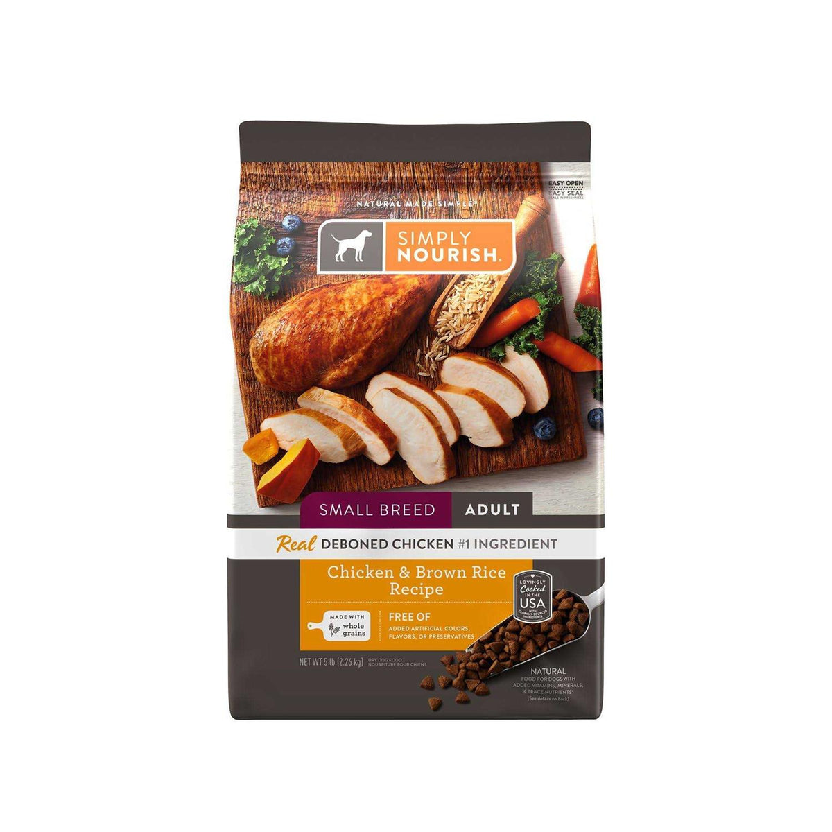 Natural Chicken and Brown Rice Dry Dog Food G386343