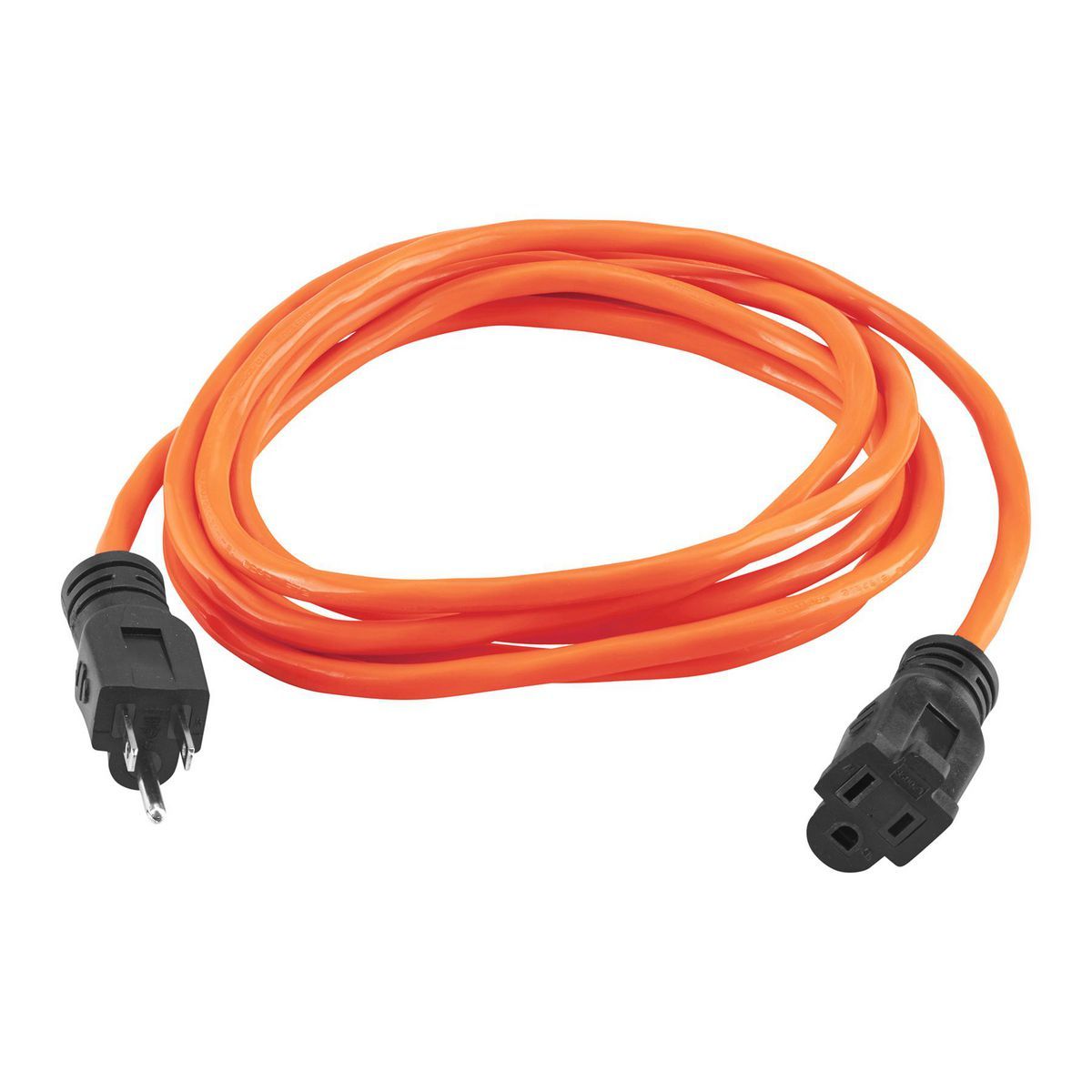Orange 10 ft. Indoor/Outdoor Extension Cord U1077