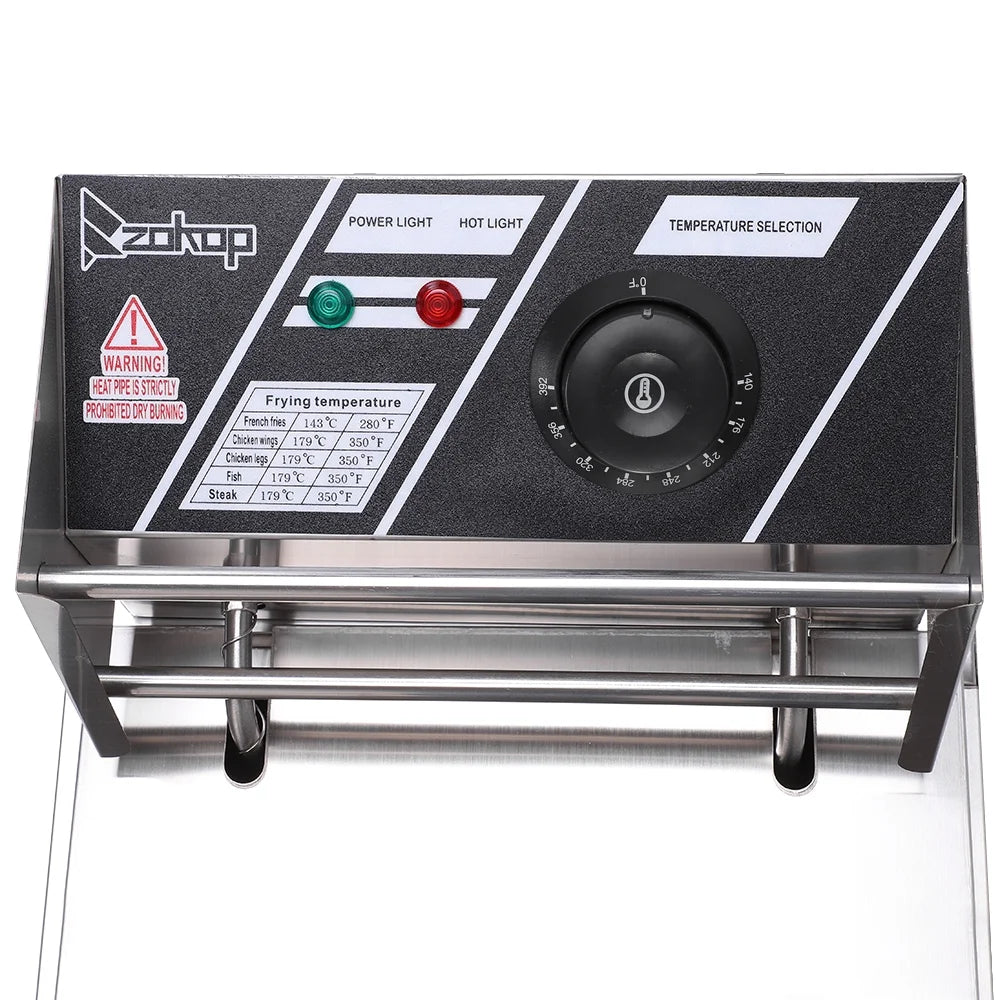 12L 5000W Stainless Steel Electric Countertop Deep Fryer R661