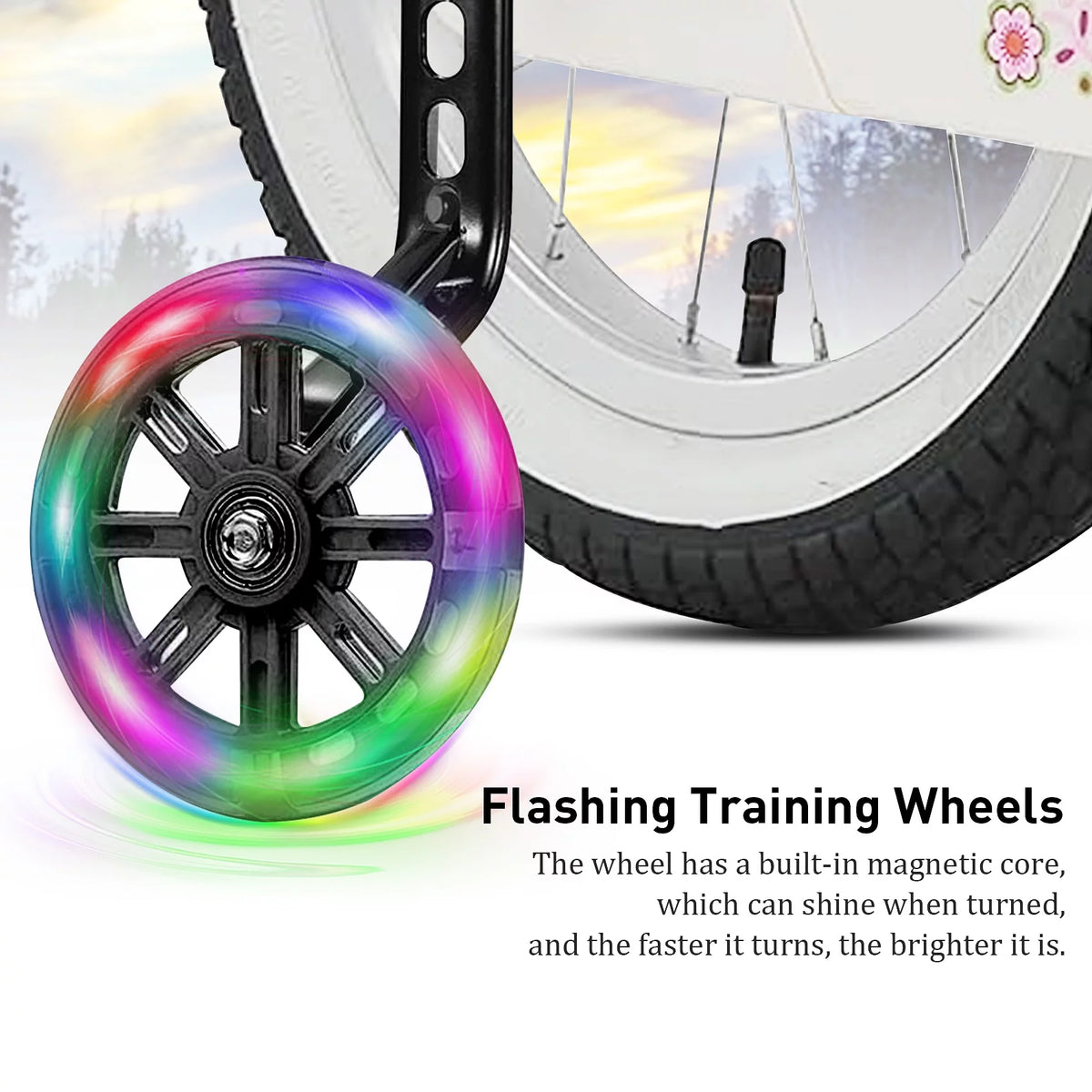1 Pair Training Wheels for Bike G500