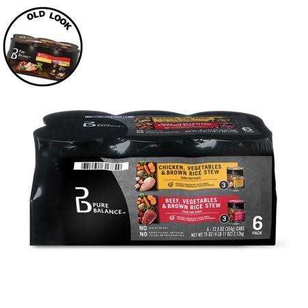 Beef and Chicken Stew Wet Dog Food Variety Pack V999415