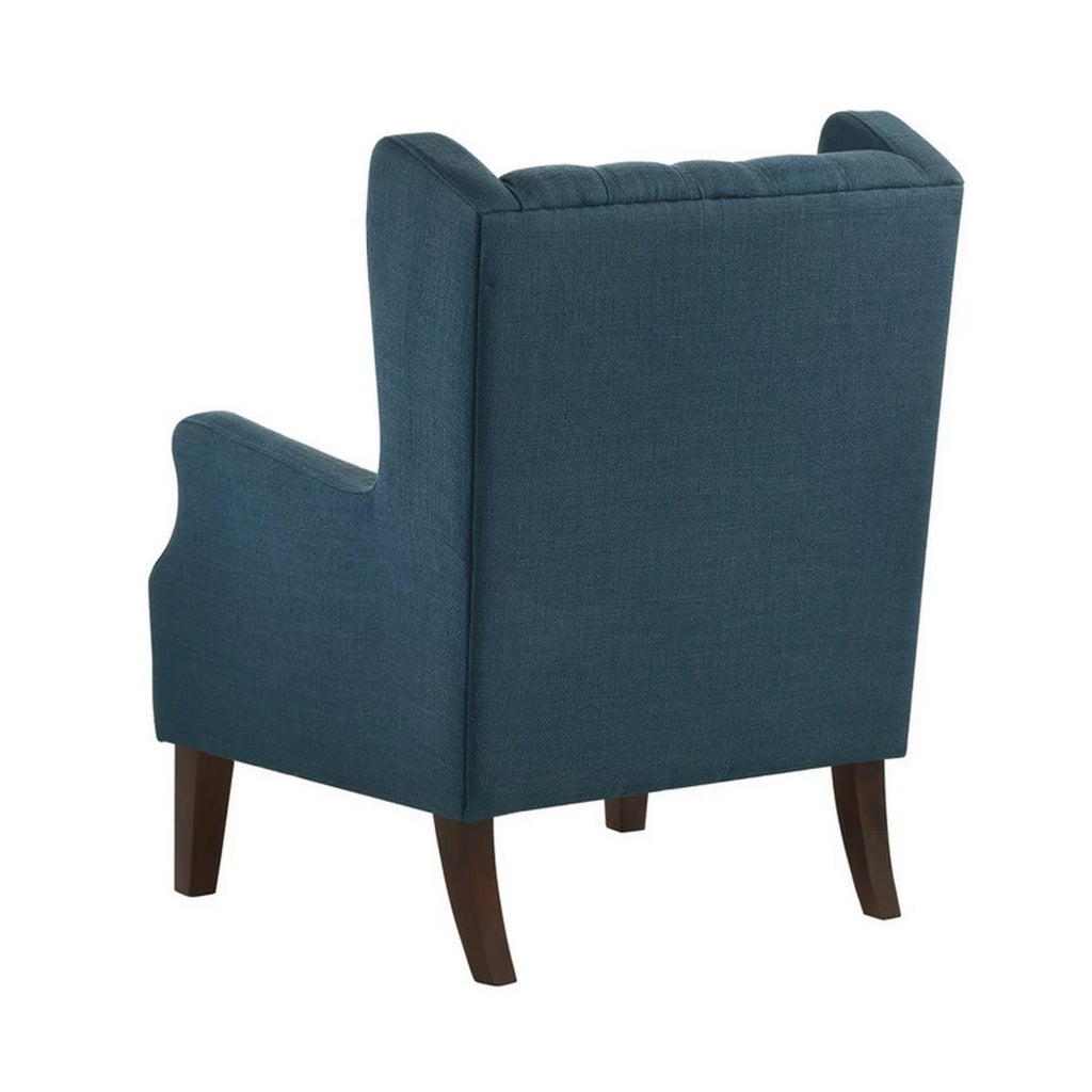 Blue Fabric Accent Chair G1114